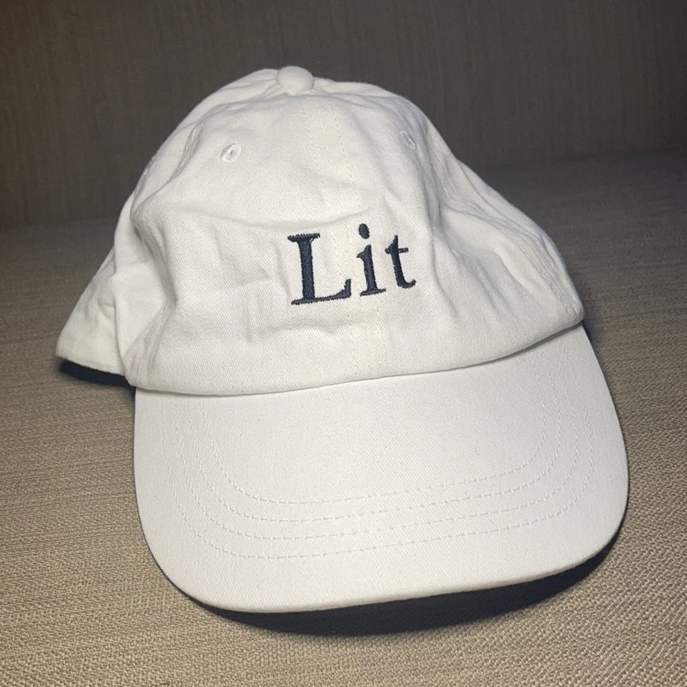 New: Embroidered LIT dad hat